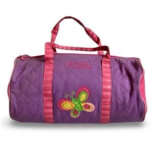 Stephen Joseph Butterfly Quilted Duffle